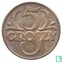 Pologne 5 groszy 1937 - Image 2
