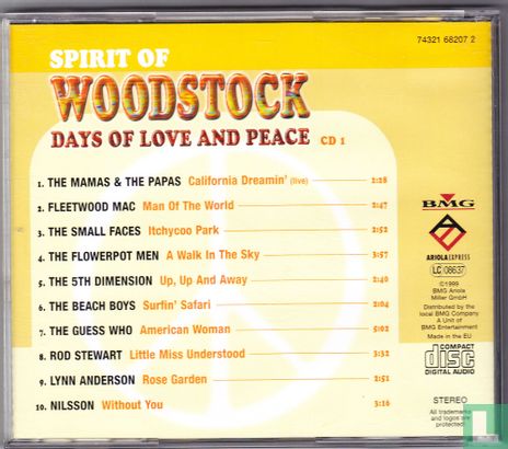 Spirit of Woodstock CD 1 - Afbeelding 2