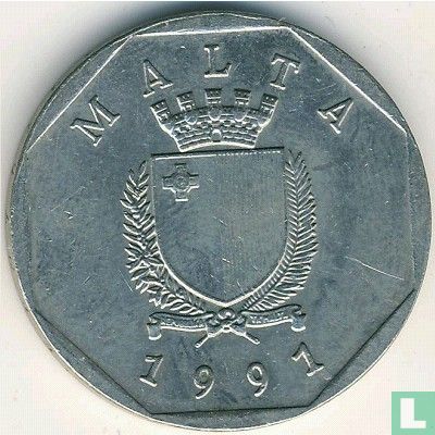Malta 50 cents 1991 - Image 1
