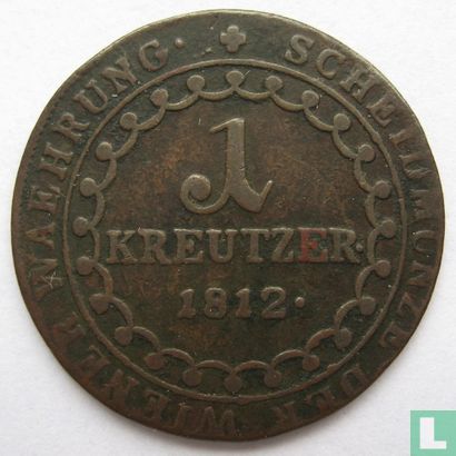 Austria 1 kreutzer 1812 (B) - Image 1
