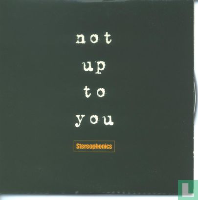 Not up to you - Afbeelding 1