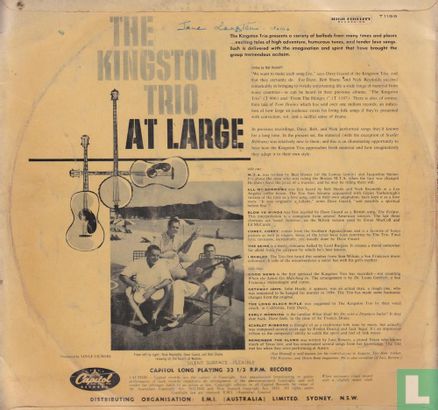 The Kingston Trio at Large  - Afbeelding 2