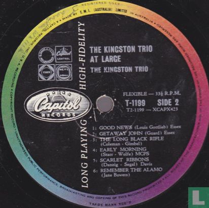 The Kingston Trio at Large  - Afbeelding 3