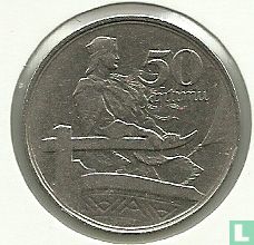 Latvia 50 santimu 1922 - Image 2