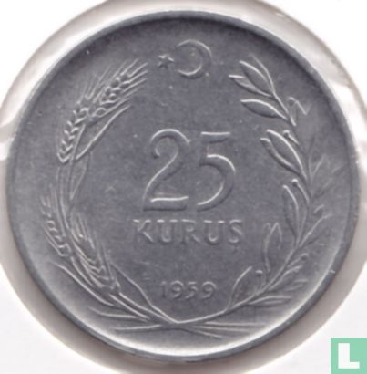Turkey 25 kurus 1959 - Image 1