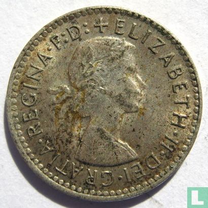 Australien 3 Pence 1959 - Bild 2