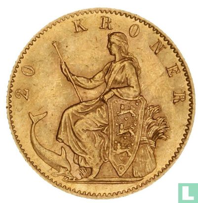 Dänemark 20 Kroner 1890 - Bild 2