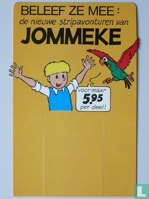 Schapkaart Jommeke # Beleef ze mee, de nieuwe avonturen van Jommeke 
