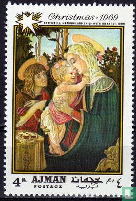 Gemälde - Maria mit dem Jesuskind und dem jungen Johannes