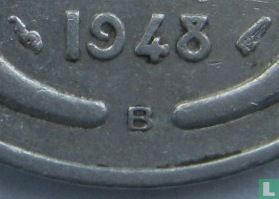 Frankreich 2 Franc 1948 (mit B) - Bild 3
