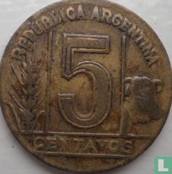 Argentinië 5 centavos 1945 - Afbeelding 2