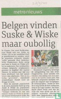 Belgen vinden Suske & Wiske oubollig
