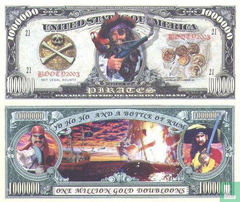 Pirates dollar bill