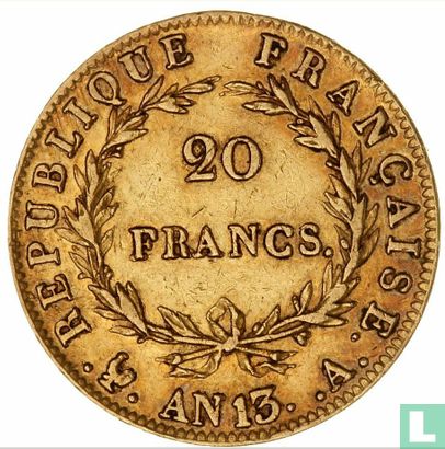 Frankrijk 20 francs AN 13 (A) - Afbeelding 1