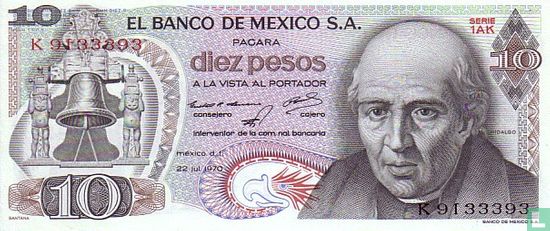 MEXIQUE 10 Pesos  - Image 1