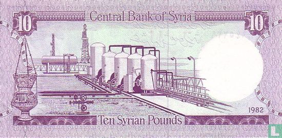 Syria 10 Pounds 1982 - Image 2