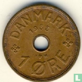 Denemarken 1 øre 1933 - Afbeelding 1