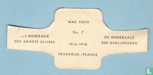 [Mar. Foch 1914-1918 Frankreich] - Bild 2
