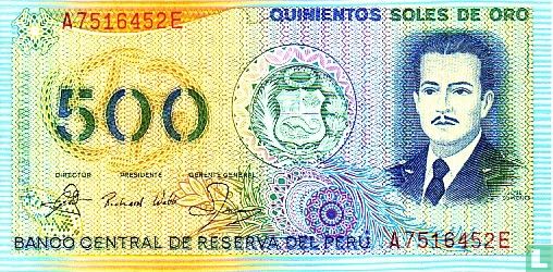 Peru 500 Soles De Oro - Afbeelding 1