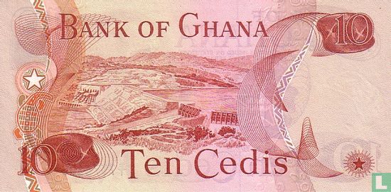 Ghana 10 Cedis 1977 - Image 2