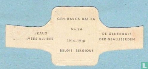 [Gen. baron Baltia 1914-1918 Belgien] - Bild 2