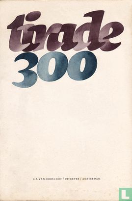 Tirade 300 - Afbeelding 1