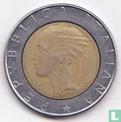 Italien 500 Lire 1986 (Bimetall) - Bild 2