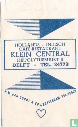 Hollands Indisch Café Restaurant "Klein Central" 