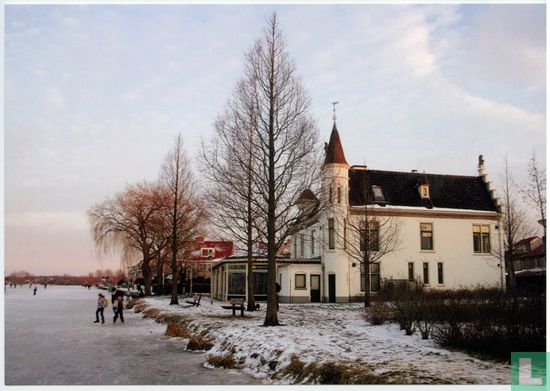 Het voormalig gemeentehuis van Valkenburg in de winter (februari 2012)