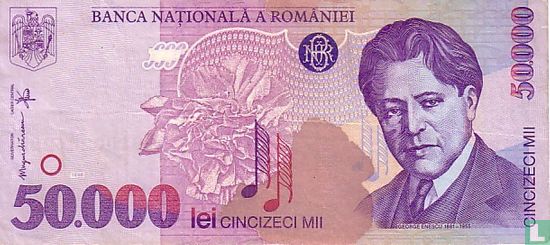 Roemenië 50.000 Lei 1996 - Afbeelding 1