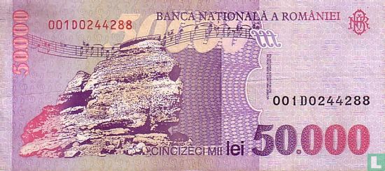 Romania 50,000 Lei 1996 - Image 2