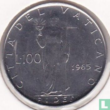 Vatican 100 lire 1965 - Image 1