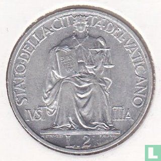 Vaticaan 2 lire 1947 - Afbeelding 2