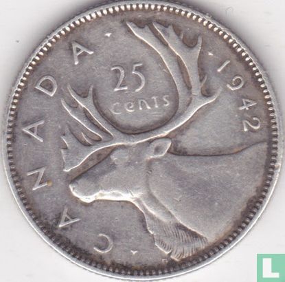 Canada 25 cents 1942 - Image 1