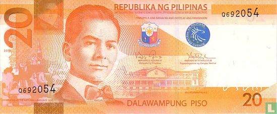 Filippijnen 20 Piso - Afbeelding 1
