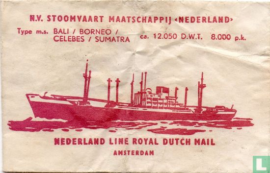 N.V. Stoomvaart Maatschappij Nederland - Afbeelding 1