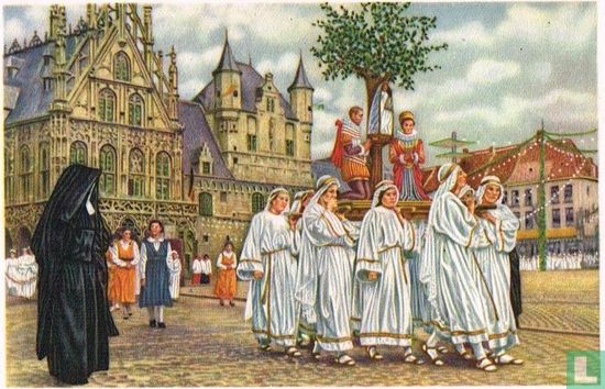 Mechelen - Processie van Onze-Lieve-Vrouw van Hanswijk