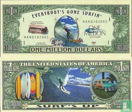 SURFING dollar biljet (USA)