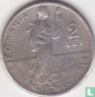 Romania 2 lei 1914 - Image 1