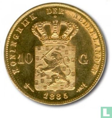 Netherlands 10 gulden 1885 - Image 1