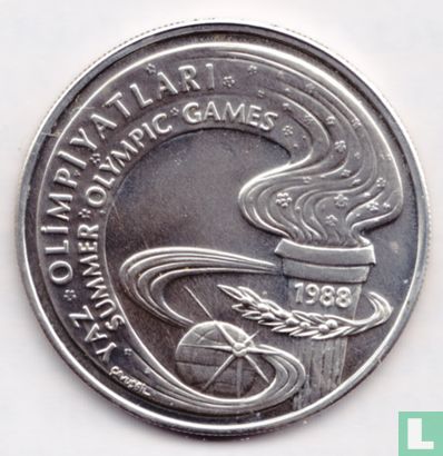 Turkije 10.000 lira 1988 (PROOF - type 2) "Summer Olympics in Seoul" - Afbeelding 1