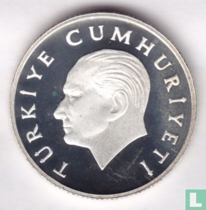 Turkije 500 lira 1989 (PROOF) - Afbeelding 2