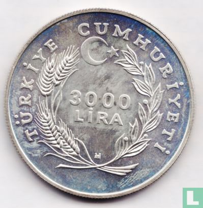 Turquie 3000 lira 1982 "75th anniversary Founding of the scout movement" - Image 2