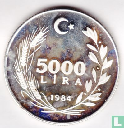 Turquie 5000 lira 1984 (BE)  "Decade for Women" - Image 1