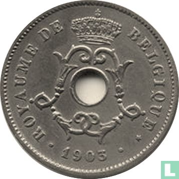 België 10 centimes 1903 (FRA - klein jaartal) - Afbeelding 1
