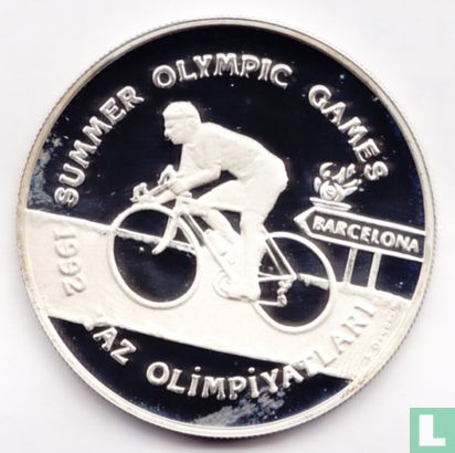 Turkije 50.000 lira 1992 (PROOF) "Summer Olympics in Barcelona" - Afbeelding 1