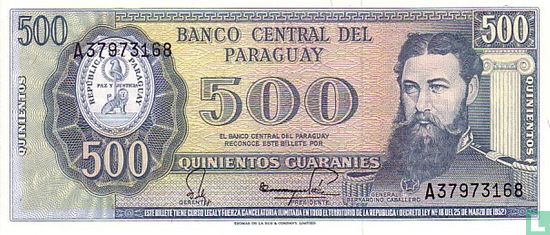 PARAGUAY 500 Guaranies - Image 1