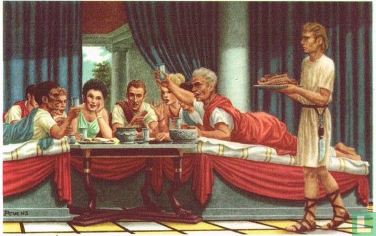 Gallo-Romeinen aan tafel