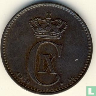 Danemark 2 øre 1889 - Image 1