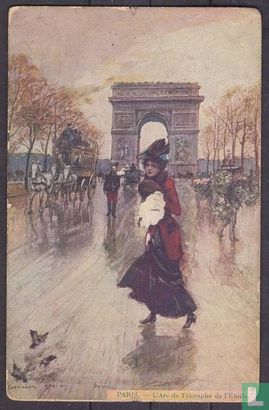 Paris, L´Arc de Triomphe de l´Etoile - illustrateur Georges Stein